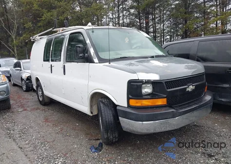 2008 Chevrolet Express Work Van from USA, damaged, VIN 1GCFG15X481225481